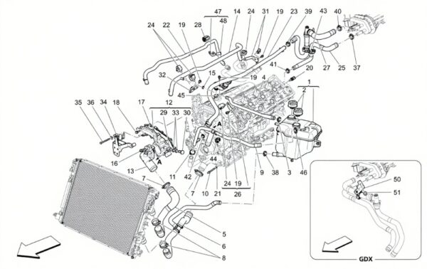 WATER DELIVERY SLEEVE TO HEATING SYS.