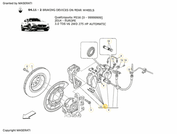 REAR BRAKE PADS KIT